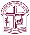 Monsignor Haller Catholic Elementary School Logo Monsignor Haller Catholic Elementary School Logo