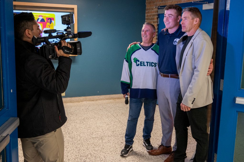 Tyson Hergott and Coaches