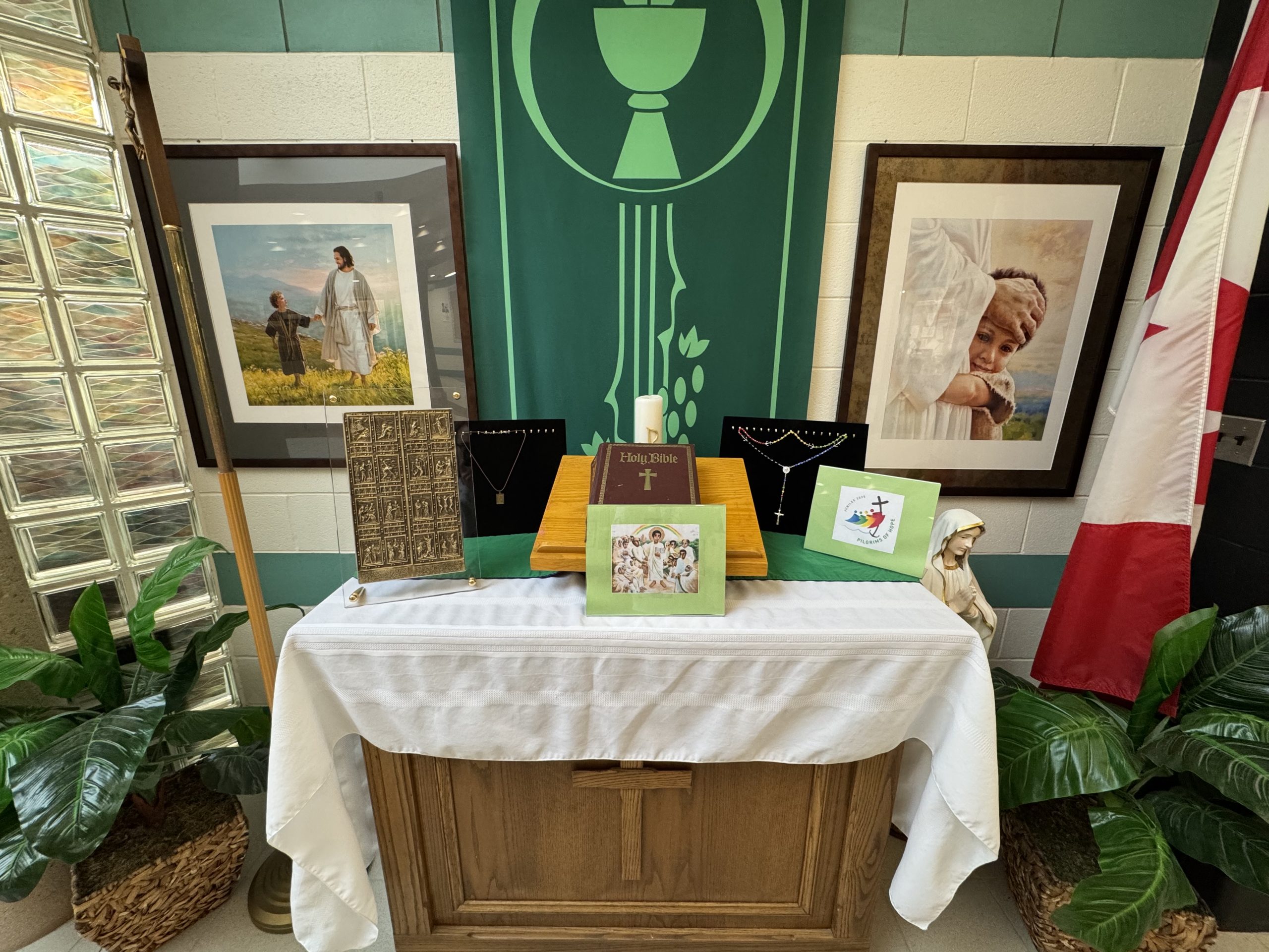 Holy Door and Altar at St. Augustine School