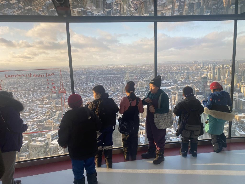 St Daniel Students, CN Tower